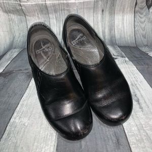 Dansko Black Clogs Woman’s 37 6.5 7 Nursing
